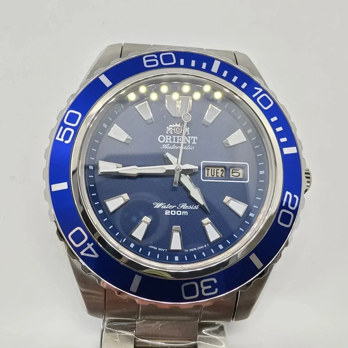 Orient Diver Mako-Ray — montre automatique homme acier 316L cadran bleu étanche — IMPERIUM